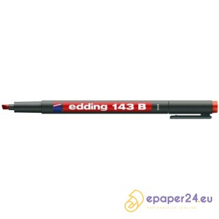 Foliopis Edding 143B czerwony