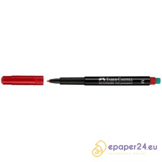 FOLIOPIS FABER-CASTELL OHP M CZERWONY