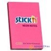 KARTECZKI STICK'N 51*76mm RÓŻOWE NEON (100)