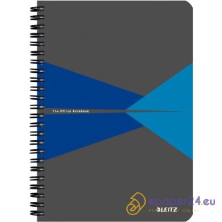 KOŁONOTATNIK LEITZ OFFICE A4/90K KRATKA NIEBIESKI