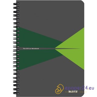 KOŁONOTATNIK LEITZ OFFICE A5/90K KRATKA ZIELONY