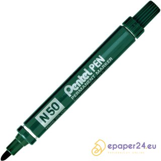 MARKER PERMANENTNY PENTEL N50 ZIELONY