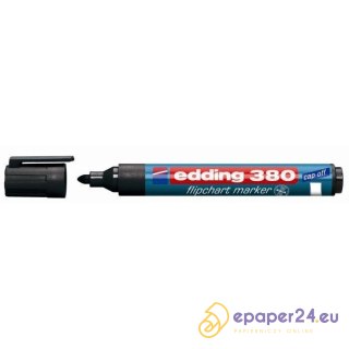 Marker do flipchartów Edding 380 czarny
