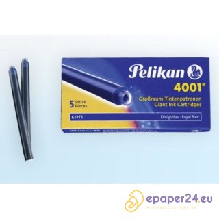 NABOJE ATRAMENTOWE PELIKAN DŁUGIE NIEBIESKIE (5)