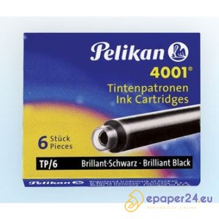 NABOJE ATRAMENTOWE PELIKAN KRÓTKIE CZARNE (6)