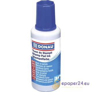 Tusz do pieczątek Donau 30ml niebieski