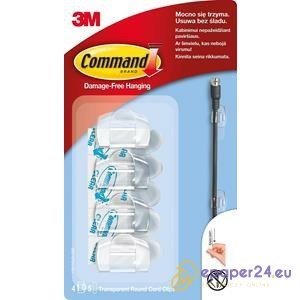 UCHWYTY DO KABLI COMMAND + PASKI (4+5)