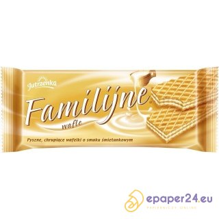 WAFLE JUTRZENKA FAMILIJNE 180g ŚMIETANKOWE