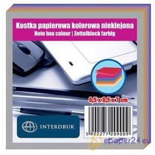 KOSTKA NIEKLEJONA 85*85*70mm KOLOR