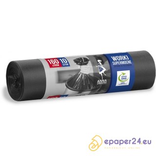 WORKI NA ŚMIECI 160L LDPE CZARNE (10)