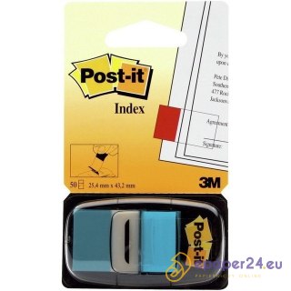 ZAKŁADKI POST-IT 25*43mm NIEBIESKIE (50)