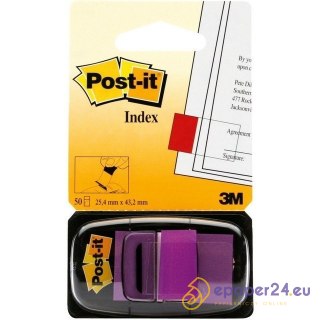 ZAKŁADKI POST-IT 25*43mm PURPUROWE (50)