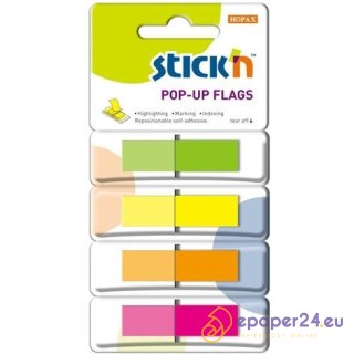 ZAKŁADKI STICK'N 12*45mm 4 KOLORY (4*40)