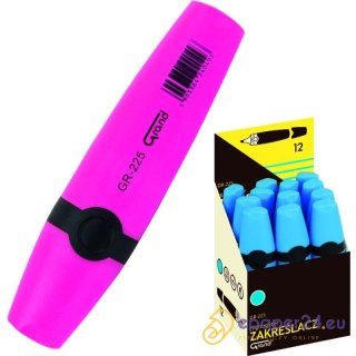 ZAKREŚLACZ GRAND GR-225 RÓŻOWY