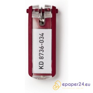 ZAWIESZKI NA KLUCZE DURABLE CZERWONE (6)