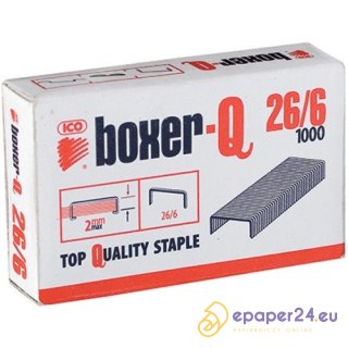 Zszywki Ico Boxer 26/6 (1000)