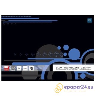 BLOK TECHNICZNY A4/10K CZARNY