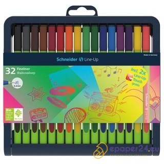Cienkopisy Schneider Line-Up Touch 0.4mm 32 kolory