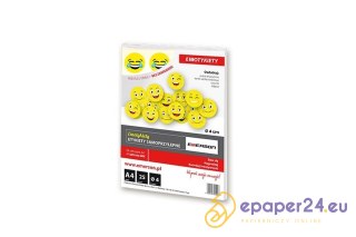 Etykiety Emerson A4 śr.40mm "emotki" (25)