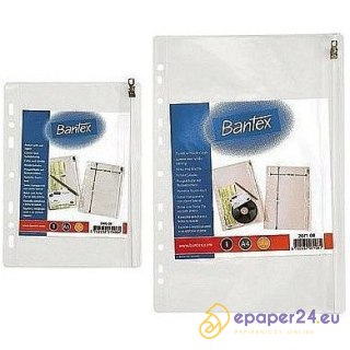 KOSZULKI Z SUWAKIEM BANTEX A5/140µm GROSZKOWE (10)