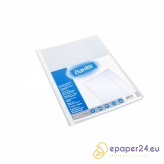 KOSZULKI Z KLAPKĄ BANTEX MAXI A4/110µm GROSZKOWE (10)