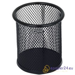 METALOWY POJEMNIK NA DŁUGOPISY CZARNY