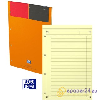 NOTATNIK OXFORD NOTEPAD A4+/80K LINIA ŻÓŁTY