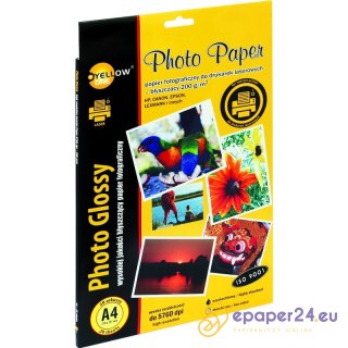 PAPIER FOTO YELLOW ONE A4 200g BŁYSK (20)