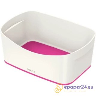 POJEMNIK LEITZ MyBOX 246x98x160mm BIAŁO-RÓŻOWY