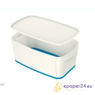 POJEMNIK LEITZ MyBOX 318x128x191mm BIAŁO-NIEBIESKI