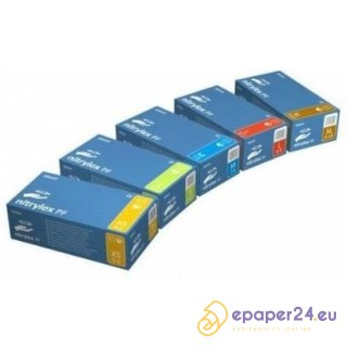 Rękawice nitrylowe Maxter Blue rozmiar L (100)