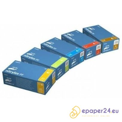 Rękawice nitrylowe Maxter Blue rozmiar L (100) Rękawice nitrylowe Maxter Blue rozmiar L (100)