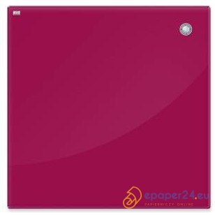 TABLICA SZKLANA 60*80cm CZERWONA