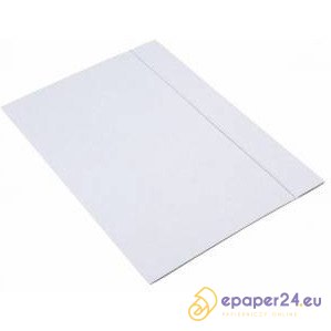 Teczka kartonowa z gumką A4 280g/m2 biała
