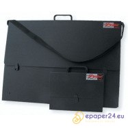 Teczka na rysunki B4-G 360x255x55mm czarna