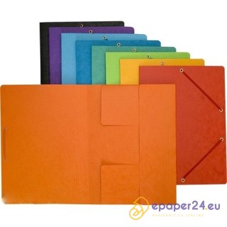 TECZKA PRESZPANOWA Z GUMKĄ BANTEX A4 ŻÓŁTA