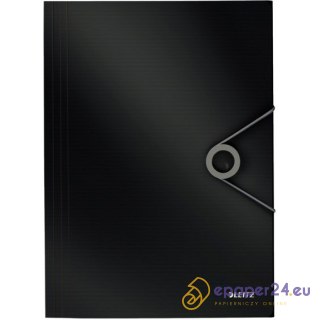 TECZKA Z GUMKĄ LEITZ SOLID 15mm CZARNA