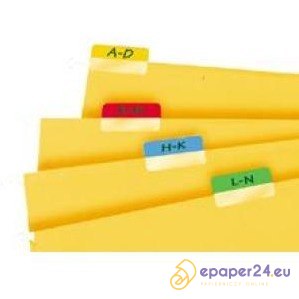 ZAKŁADKI 3L 12*40mm PODWÓJNE BIAŁE (24)