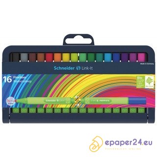 Cienkopisy Schneider Link-It 0.4mm 16 kolorów