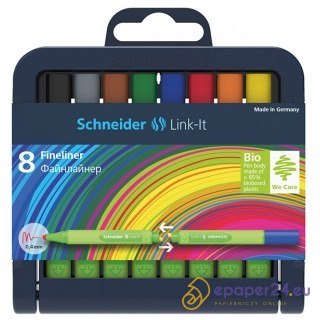 Cienkopisy Schneider Link-It 0.4mm 8 kolorów