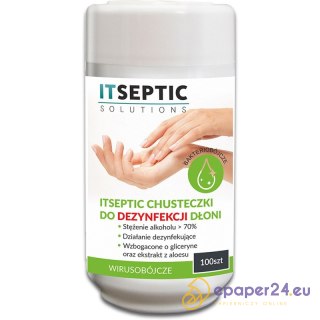 Chusteczki do dezynfekcji rąk Itseptic tuba (100)