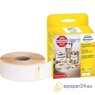 Etykiety na rolce Avery Zweckform 19x64mm Heavy Duty białe (450)