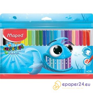 FLAMASTRY MAPED COLORPEPS OCEAN 24 KOLORY