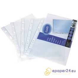 KOSZULKI Z KLAPKĄ BANTEX A4/110µm GROSZKOWE (10)