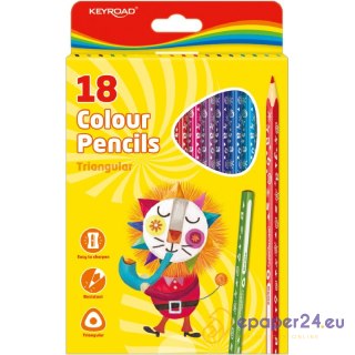 Kredki ołówkowe Keyroad Color Pencil 18 kolorów