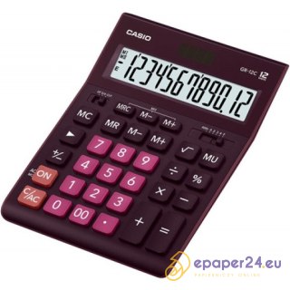 KALKULATOR CASIO GR-12C FIOLETOWY