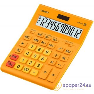 KALKULATOR CASIO GR-12C POMARAŃCZOWY