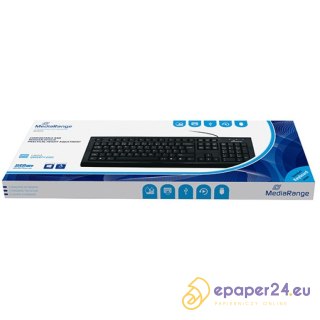 Klawiatura MediaRange MROS101-UK czarna
