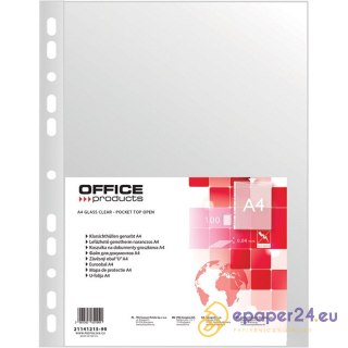 Koszulki Office Products A4/40µm groszkowe (100)