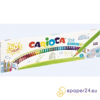 Kredki ołówkowe Carioca Tita 50 kolorów